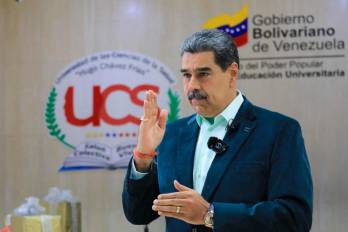 Fotografía cedida del presidente de Venezuela, Nicolás Maduro. EFE/ Palacio de Miraflores