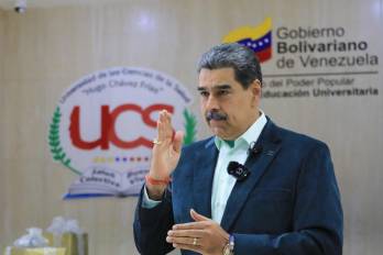 Fotografía cedida del presidente de Venezuela, Nicolás Maduro. EFE/ Palacio de Miraflores