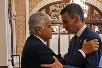 El mandatario español, Pedro Sánchez, compartió un video en redes sociales del encuentro con su homólogo panameño.