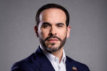 Fotografía de archivo que muestra al candidato colombiano ultraderechista Abelardo de la Espriella.