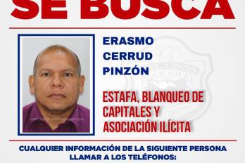 Erasmo Cerrud Pinzón es requerido por estafa, blanqueo de capitales y asociación ilícita.
