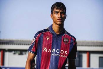 El defensor panameño del Levante, Martín Krug.