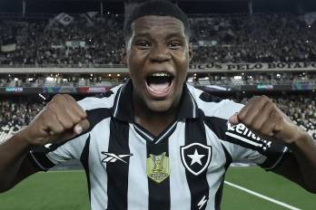 El jugador panameño del Botafogo, Kadir Barría