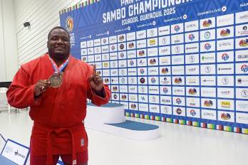 Orlando Arispe obtuvo el tercer puesto en Panamericano de sambo.