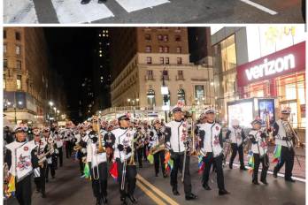 La agrupación musical panameña practicó desde temprano, a las 3:00 am.