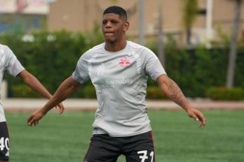 El defensor panameño, Aimar Sánchez.