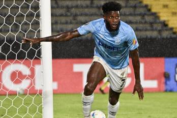 El delantero de la selección de Ecuador, José Fajardo.