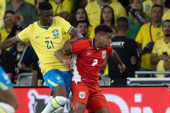 César Blackman de la selección de Panamá.