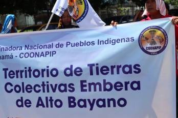La Coonapip dio a conocer su postura sobre el estado de las tierras indígenas en la Ciudad de Panamá.
