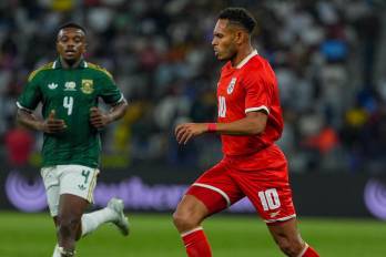 El jugador de la selección de Panamá, Ismael Díaz.
