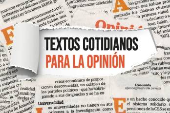 Imagen de la portada del libro Textos cotidianos para la opinión de Modesto A. Tuñon F.