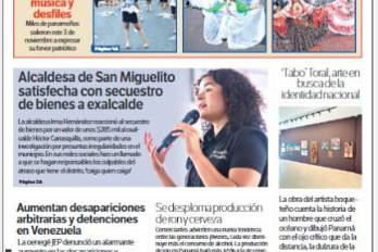 Portada del impreso del 4 de noviembre de 2025