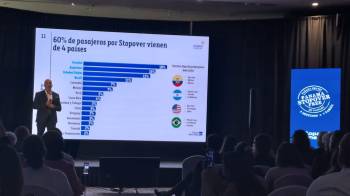 Lanzamiento de la nueva campaña de Panamá Stopover, este martes.