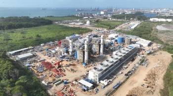 Planta generadora de energía de Gatún.