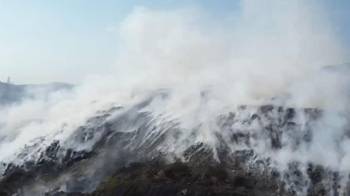 Delgado mencionó que el costo de controlar el incendio podría rondar en los 650 mil dólares.