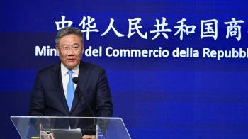 El ministro chino de Comercio, Wang Wentao, en una foto de archivo.