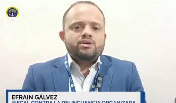Efraín Gálvez, fiscal contra la delincuencia organizada.