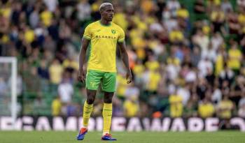 El panameño José Córdoba durante un partido con el Norwich City.