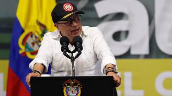 Foto de archivo del presidente de Colombia Gustavo Petro.
