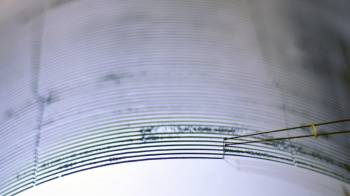 Imagen de archivo del detalle de un sismógrafo.