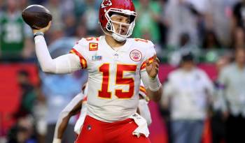 El mariscal de campo de los Kansas City Chiefs, Patrick Mahomes.