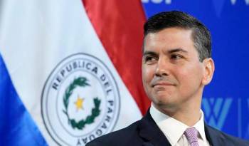 Santiago Peña, presidente de Paraguay en una imagen de archivo.