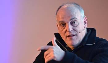 El presidente de LaLiga, Javier Tebas.
