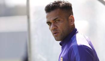 El exjugador brasileño del FC Barcelona Dani Alves.