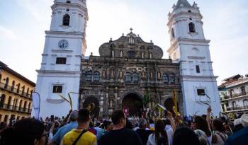 Las procesiones son una parte importante de la vida católica en Panamá durante Semana Santa.