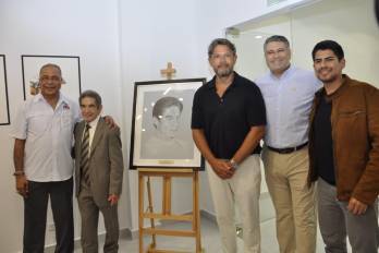 Inversionistas del proyecto Parking Site, el artista y el jinete, dijeron presentes en la inauguración de la Galería “El Arte de la Hípica”.