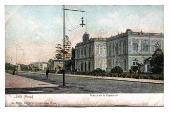 Palacio de la Exposición de Lima-Perú, 1911,