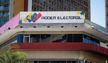 Fotografía de archivo de la sede del Consejo Nacional Electoral (CNE), en Caracas (Venezuela).