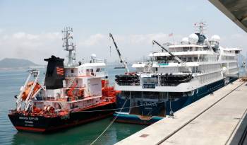 El puerto de cruceros está ubicado en isla Perico, calzada de Amador.