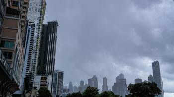 La ciudad de Panamá reporta desde varios días lluvias continuas.