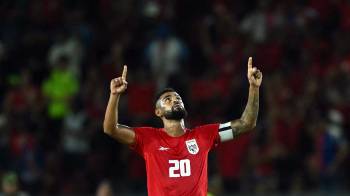 Godoy, celebra después del partido de vuelta de los cuartos de final de la Liga de Naciones de la Concacaf 2024 | AFP