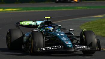 El español Fernando Alonso (Aston Martin).