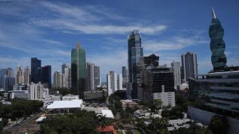 Vista panorámica de la ciudad de Panamá.