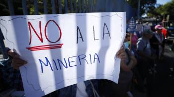 El Salvador prohibió la minería metálica en 2017.