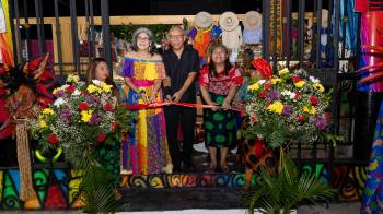 Inauguración del Rincón Artesanal en Amador.
