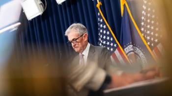 Fotografía de archivo en donde se ve al presidente de la Reserva Federal de Estados Unidos (Fed), Jerome Powell.
