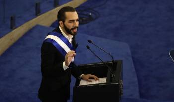 El presidente de El Salvador, Nayib Bukele, en una fotografía de archivo.