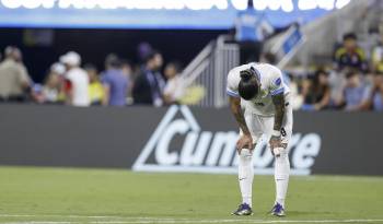 Darwin Núñez durante la semifinal de la Copa América ante Colombia.