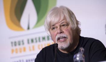 Una imagen de archivo del activista estadounidense-canadiense, Paul Watson.