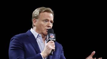 Imagen de archivo de Roger Goodell, comisionado de la NFL. EFE/EPA/CAROLINE BREHMAN