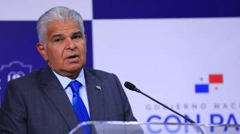 El presidente José Raúl Mulino en su conferencia de prensa semanal de este 6 de febrero.
