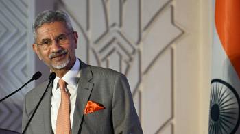El ministro de Relaciones Exteriores de India, Subrahmanyam Jaishankar.