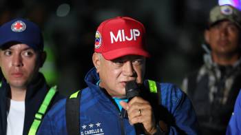Fotografía del ministro de Interior de Venezuela, Diosdado Cabello.