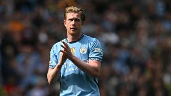 El mediocampista del Manchester City, Kevin De Bruyne.