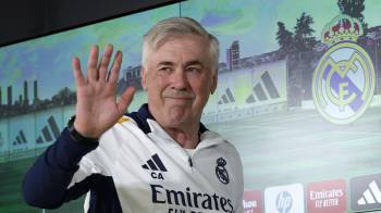 El entrenador italiano Carlo Ancelotti.