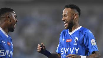 El jugador del Al-Hilal, Neymar.